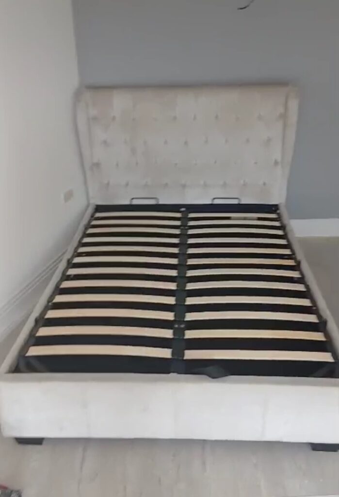 Bed and bedroom furniture being moved during a house removal in Ruislip HA4 by a professional removals team