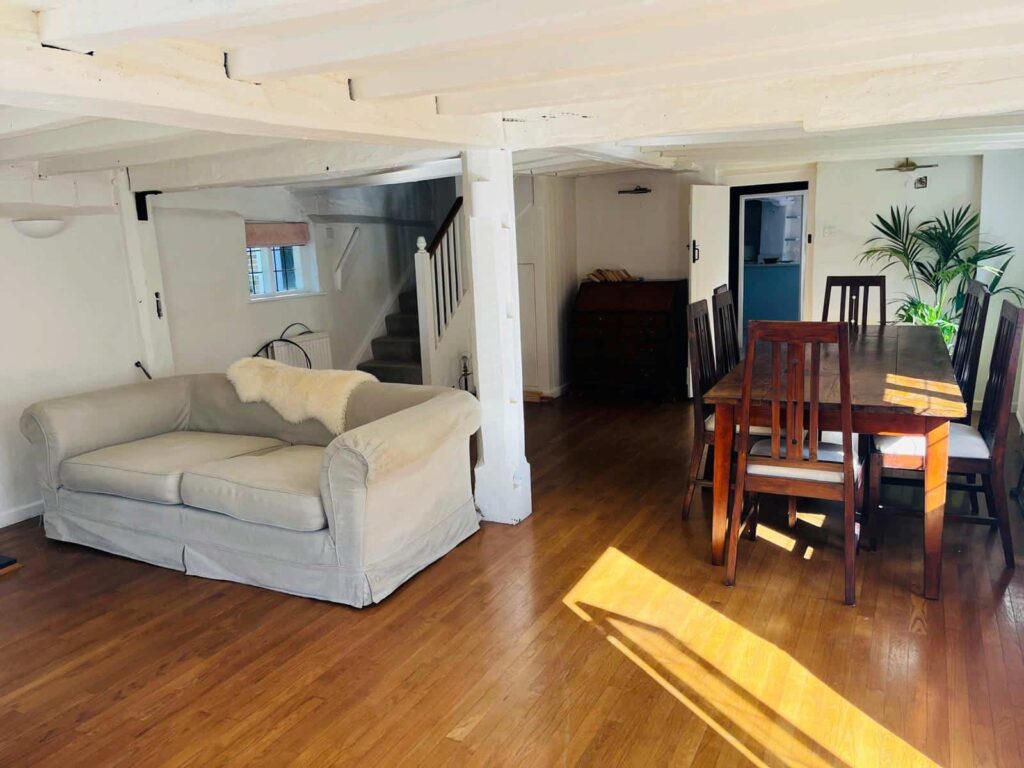 Family living room furniture relocation during a house move in South Ruislip HA4